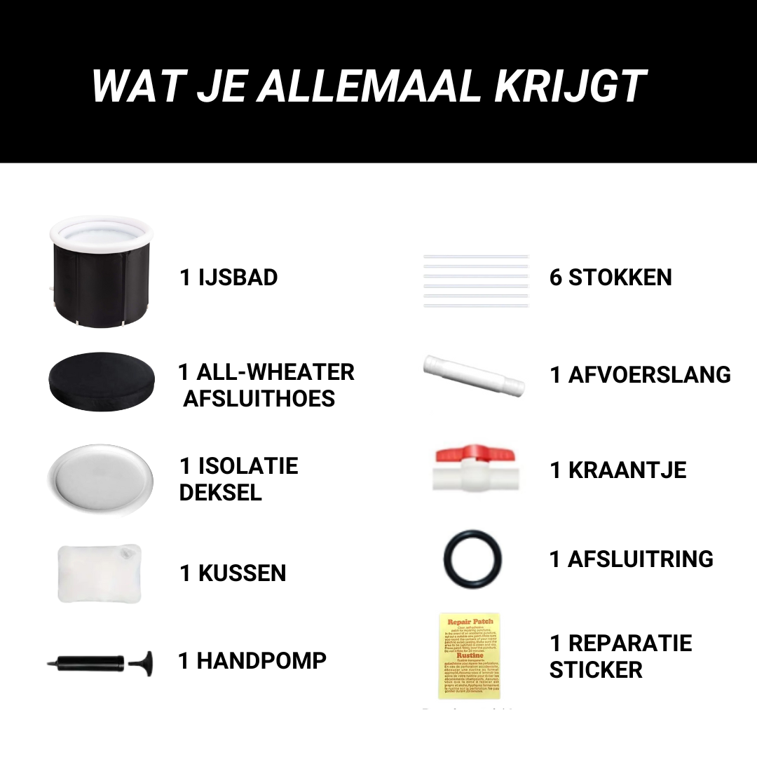 Opblaasbaar IJsbad - Koud Dompelbad