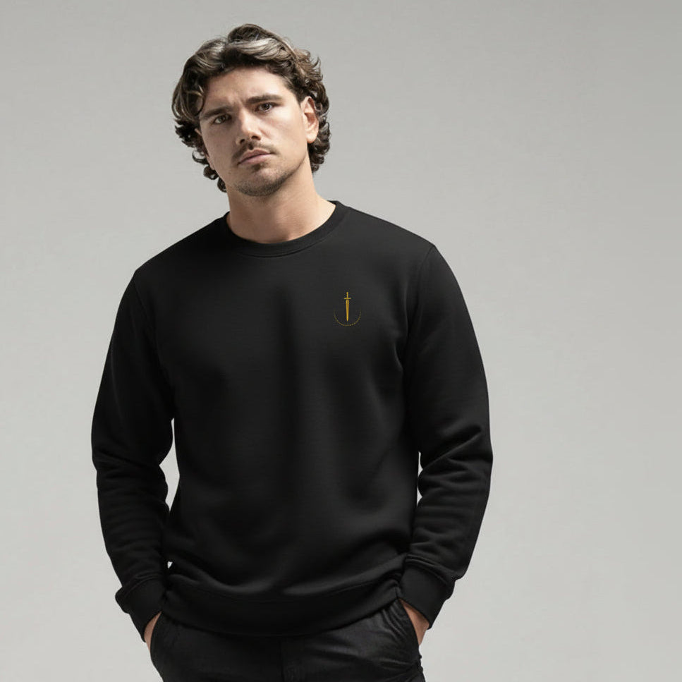 Premium Sweatshirt | Live by the Sword | Black