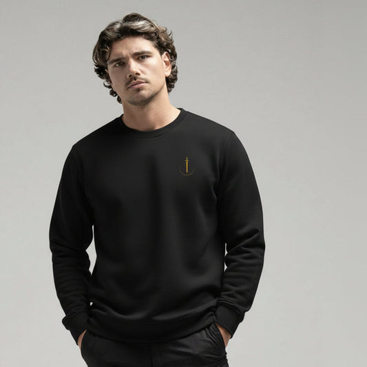 Premium Sweatshirt | Live by the Sword | Black